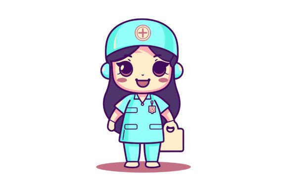 Girl Nurse Mascot Sublimation Vector: Graphics and Logos for Creative Projects