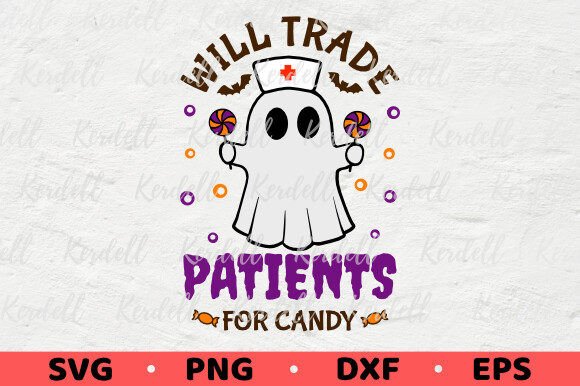 Halloween Nurse, Trade Patients for Candy: Graphics & Illustrations