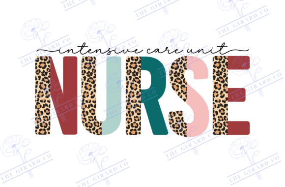 ICU Nurse Graphic Design for T-Shirt Designs