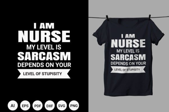 Nurse Level T-Shirt Design Graphics