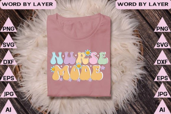 Nurse Mode Retro Design Graphics
