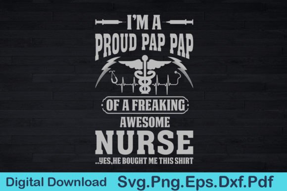 Nurse Pap Pap T-Shirt Design Graphics