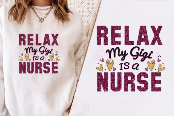 Nurse Trendy Typography T-Shirt Design Graphics