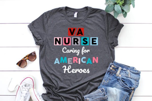 Va Nurse Caring for Americans Heroes Graphics